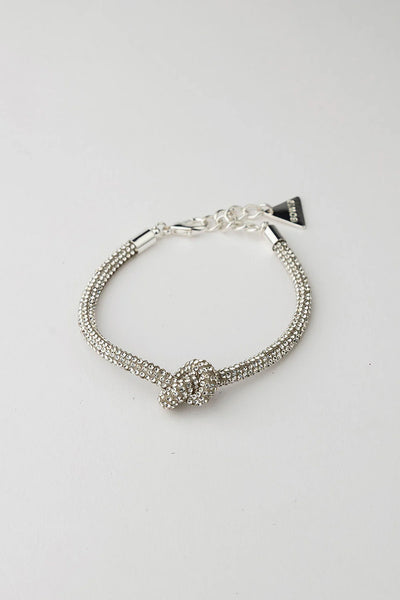 Carrie Bracelet Thin Silver