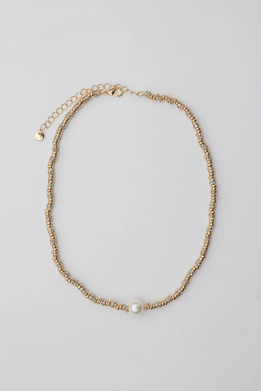 GLOW SHORT NECKLACE GOLD