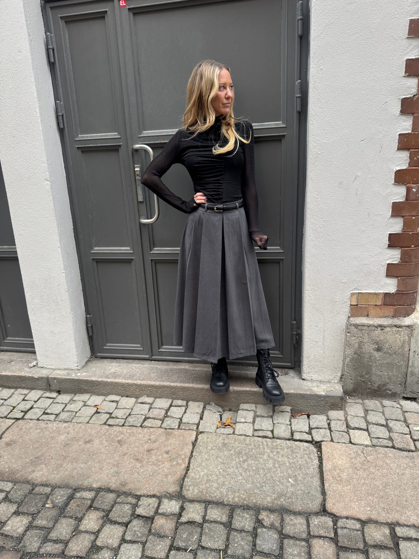 Patricia Long Skirt Grey