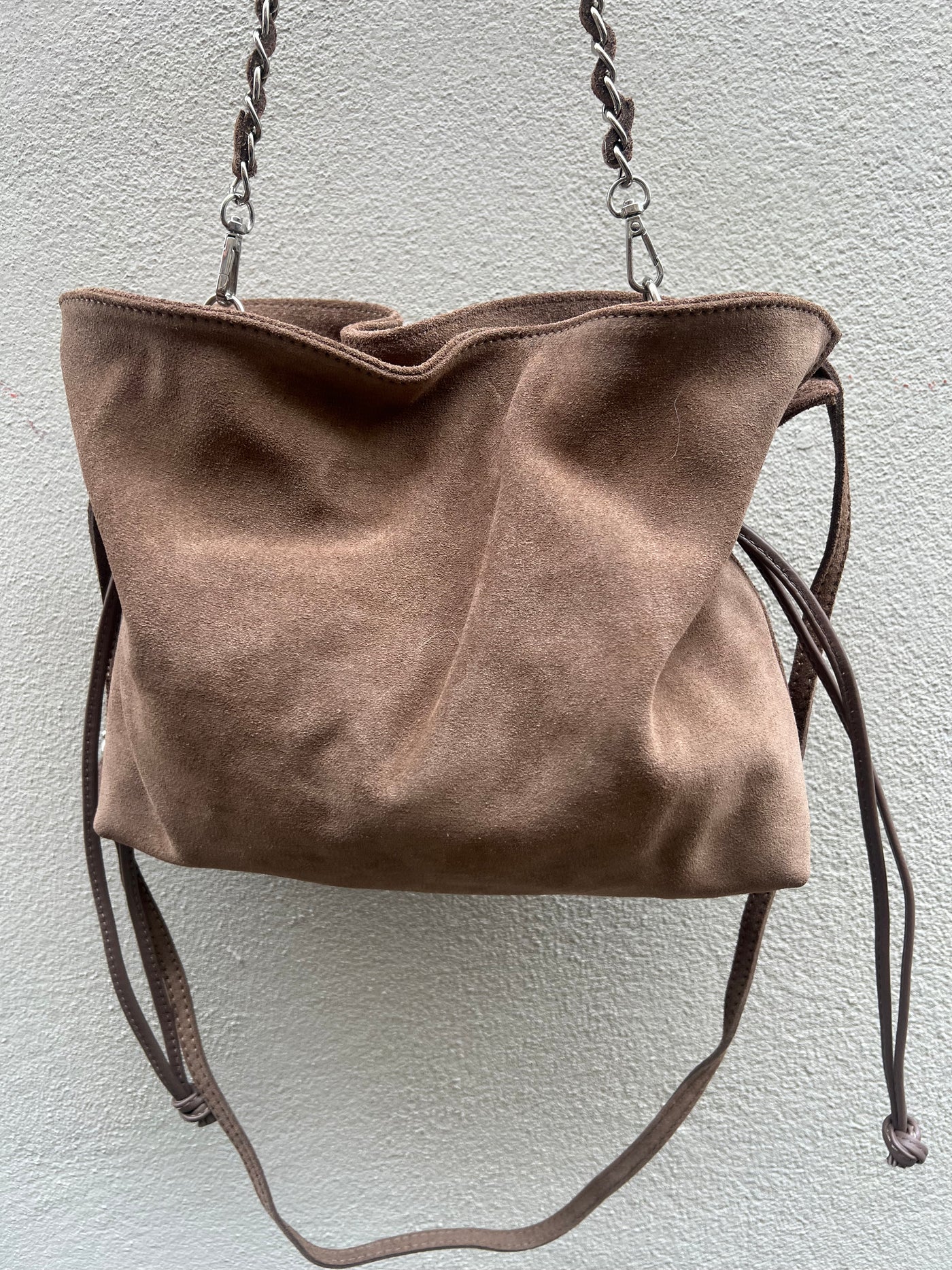 MACY BAG CHAIN TAUPE