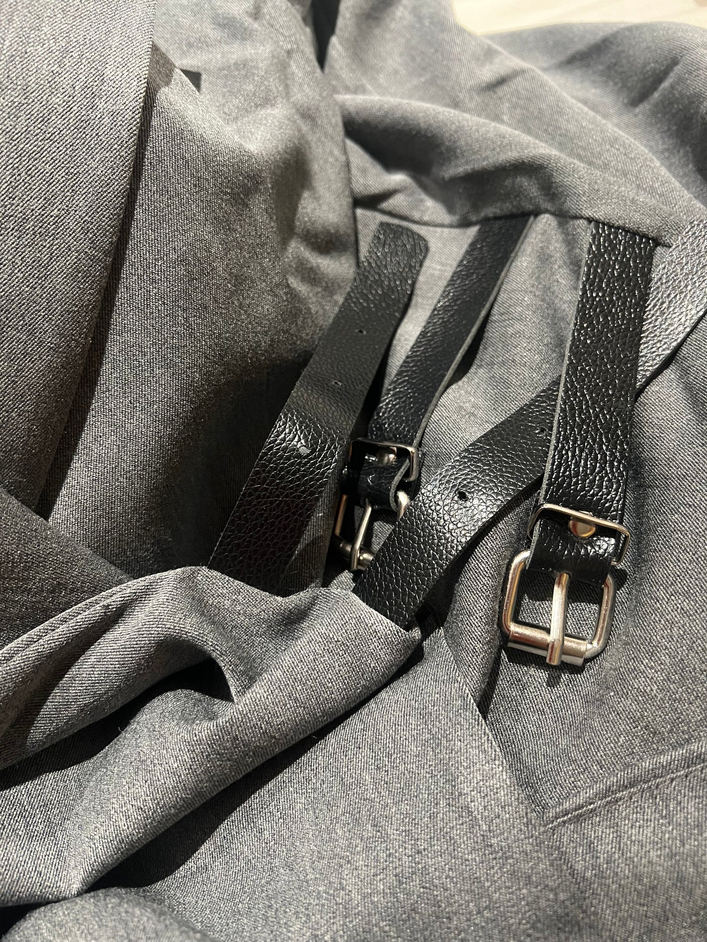 Tinna blazer belt grey-black