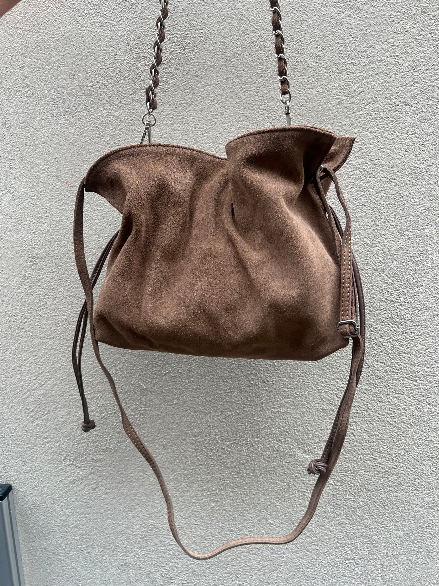 MACY BAG CHAIN TAUPE