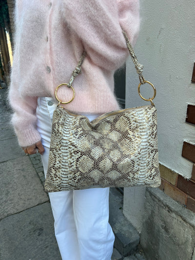 Jolie Smal Bag snake ljusbrun