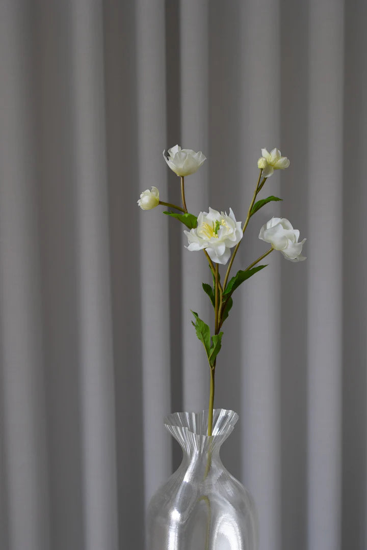 Artificial Hellebore Flower White