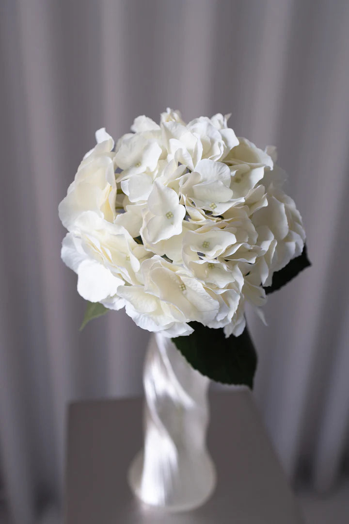 Artificial Lifelike Hydrangea Creme