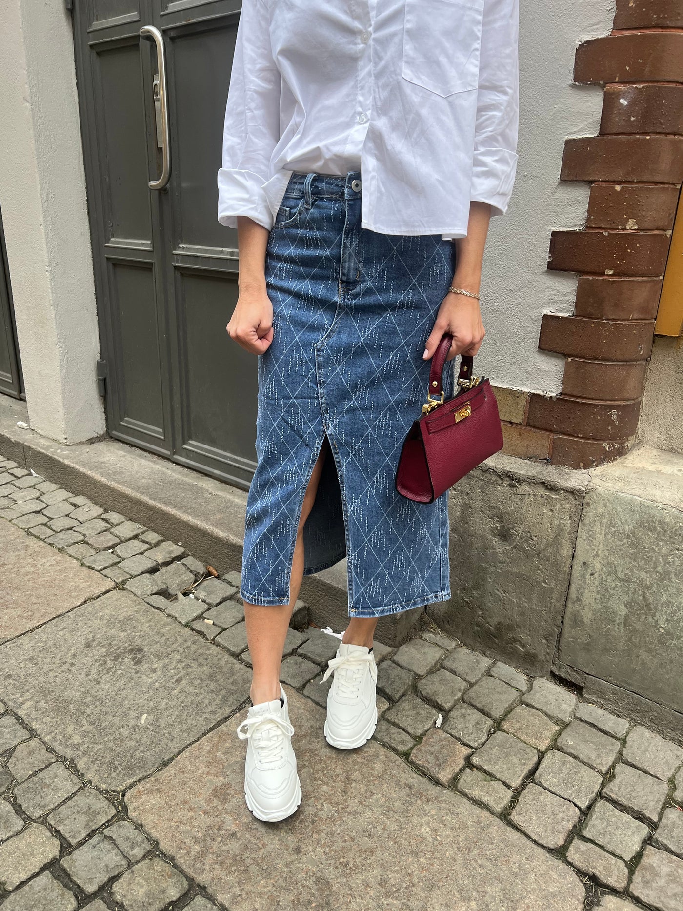 Lollo skirt blue denim