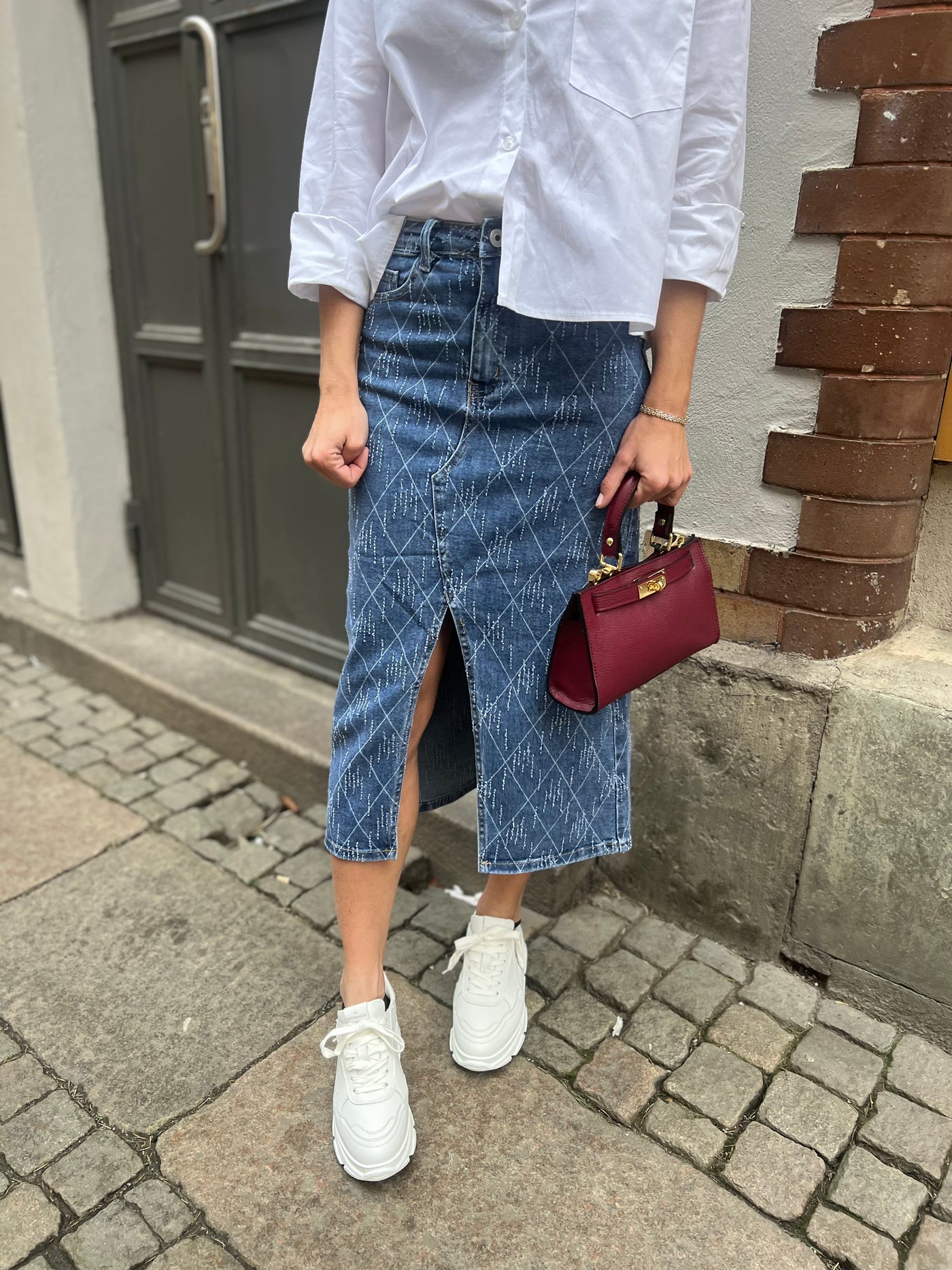 Lollo skirt blue denim