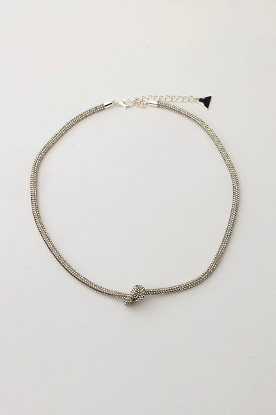 Carrie Thin Necklace Silver